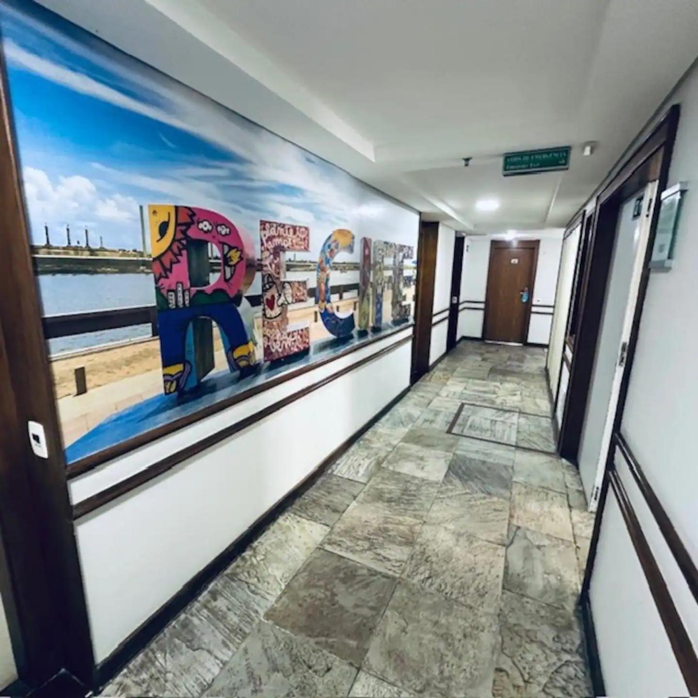 Flat 10 Andar Hotel Costa Mar Acesso Direto Praia جابواتاو دوس غوارارابيس المظهر الخارجي الصورة