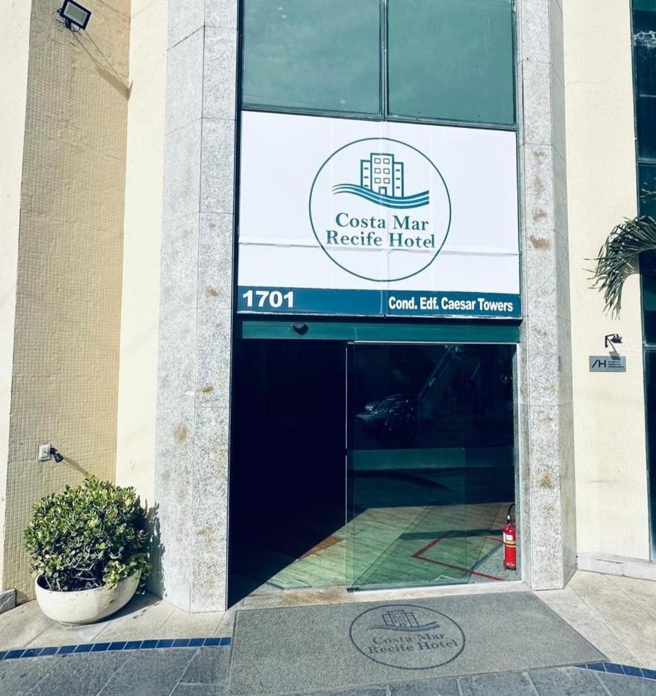 Flat 10 Andar Hotel Costa Mar Acesso Direto Praia جابواتاو دوس غوارارابيس المظهر الخارجي الصورة
