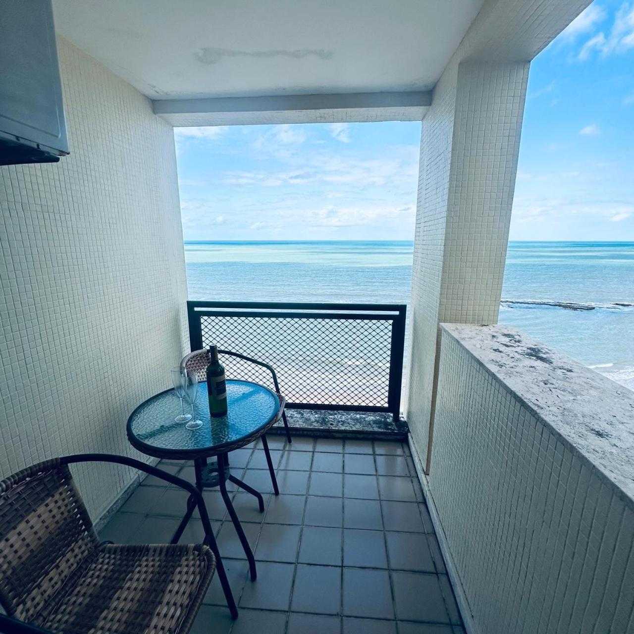 Flat 10 Andar Hotel Costa Mar Acesso Direto Praia جابواتاو دوس غوارارابيس المظهر الخارجي الصورة